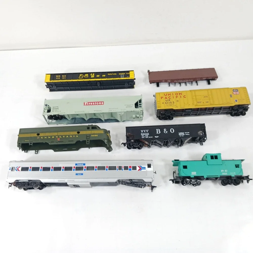 HO Scale Model Train Lot Parts Repair Pennsylvania Amtrak Union Pacific B&O